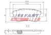 Передние тормозные колодки fast FT29531