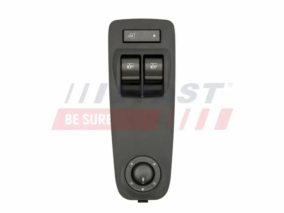 Перемикач Склопідіймача FIAT Ducato 06- Лв Дзеркало -11 Fast FT82228 (фото 1)
