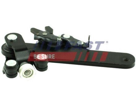 Ролик бічних дверей нижній лев з кронштейном fast FT95595