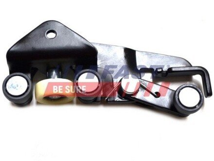 Ролик боковой двери без кронштейна нижний прав с фиксатором Fiat Doblo 00-09 fast FT95570 на Фиат Добло