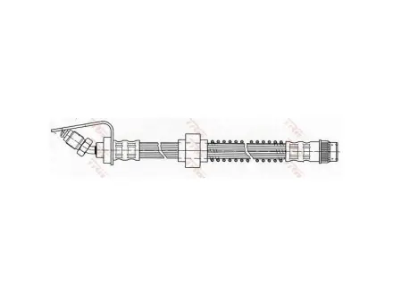 Шланг гальмівний передній Fast FT35158