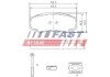 Задні тормозні (гальмівні) колодки fast FT29109