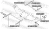 Болт з ексцентриком CHEVROLET Lacetti, Nubira (96966756) (вир-во) febest 1029003KIT
