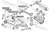 Болт з ексцентриком ремкомплект (болт, шайба, гайка) febest 1929008KIT