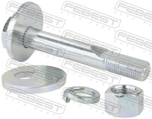 Болт з ексцентриком ремкомплект (болт, шайба, гровер, гайка) febest 2229002KIT