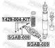 Болт з ексцентриком ремкомплект febest 1429004KIT