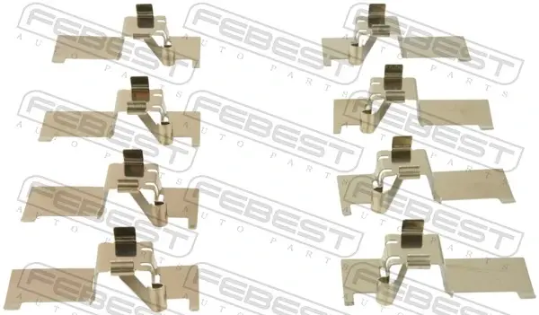 Монтажний комплект для дискових колодок febest 0103ACV40F