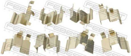 Монтажний комплект для дискових колодок febest 0103UZJ100R на Лексус Lx470