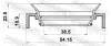 САЛЬНИК 38.5X54.15X10.9X22.8, SUZUKI (вир-во FEBEST) febest 95HCS40541123L