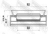 САЛЬНИК 38.8X55.3X8.7X13.6, FORD febest 95PES-40550914C