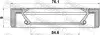 САЛЬНИК ПРИВОДУ 54.65X76.1X9X9, KIA, HYUNDAI(вир-во FEBEST) febest 95GAY56760909C