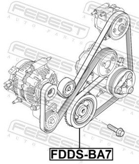 Шків коленвала sewa febest FDDSSEWA