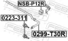 Стабілізатор задній d18.8 febest 0299T30R