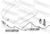 Трос приводу відкривання замку капота febest 19101E87TUF