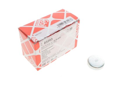 Заглушка-корок антифриза 30mm Opel Ascona C 1.8 i 82-86/Astra F 1.7 TD 94-98/Omega A 1.8 86-94/Vectra A 2.0 i 88-92 febі Bilstein 03203 на Опель Аскона