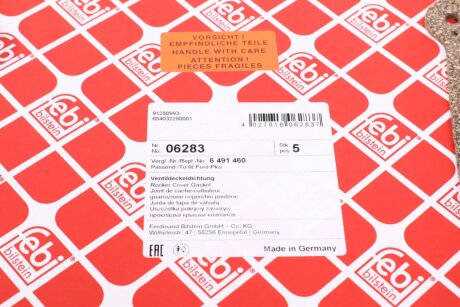 Прокладка крышки клапанов febі Bilstein 06283