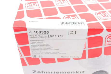 Комплект ремня ГРМ febі Bilstein 100325