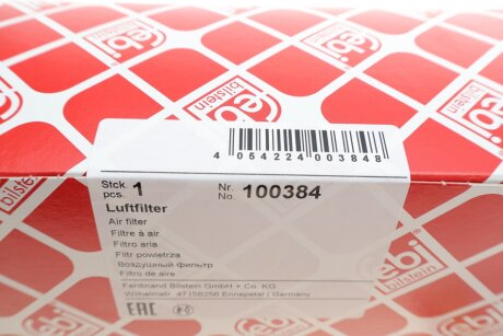 FEBI CITROEN Фильтр воздушный Spacetourer, C4 Picasso (B78), DS7 Crossback (X74) febі Bilstein 100384