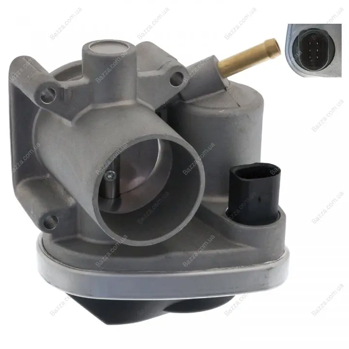 FEBI VW патрубок дросельної заслонки Audi A2,Bora,Golf IV,V,Polo,Skoda Fabia I,Octavia I,II 1.2/1.4 Febі Bilstein 100768 (фото 1)
