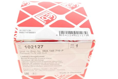 Клапан вiдключаючий febі Bilstein 102127