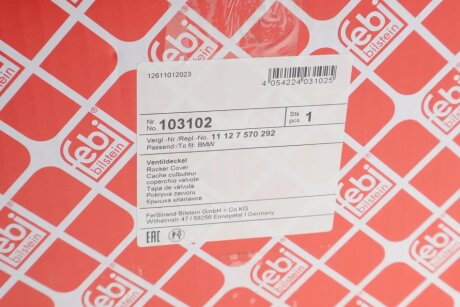 Крышка клапанов febі Bilstein 103102