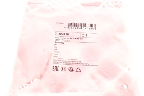 Болт febі Bilstein 104750