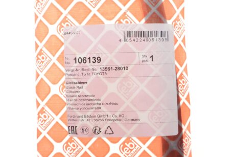 Sliding Rail febі Bilstein 106139