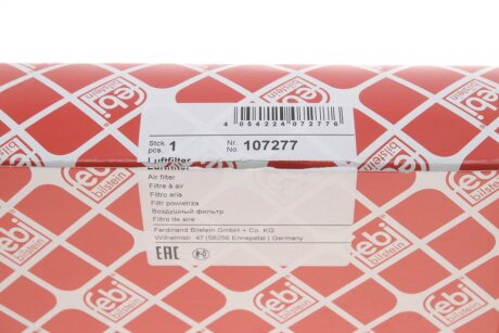 FEBI RENAULT Фильтр воздушный Kangoo 08- febі Bilstein 107277