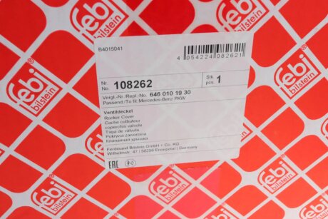 Кришка клапанів febі Bilstein 108262