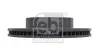 Диск гальмівний передн лів/прав TOYOTA 4 RUNNER IV, FJ CRUISER, FORTUNER, HILUX VII, HILUX VIII, TACOMA 2.4D-4.7 08.02- febі bilstein 108411