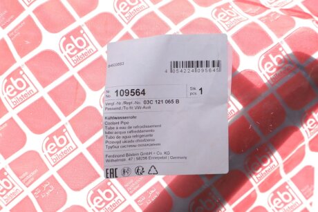 Трубkа охолоджуючої рідини (Febi) febі Bilstein 109564