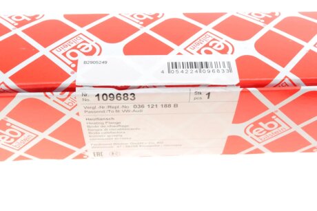 Калильная вставка, подогрев всасыв.воздуха febі Bilstein 109683