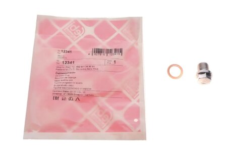 Болт слива febі Bilstein 12341