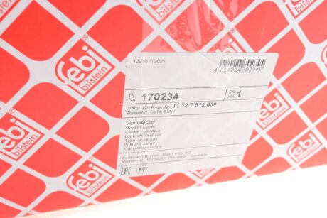 Кришка клапанiв BMW M54 (FEBI) febі Bilstein 170234