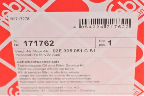 Комплект для febі Bilstein 171762