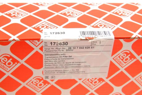 Transmission Oil Filter Set febі Bilstein 172630