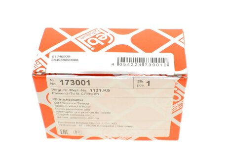 Датчик давления febі Bilstein 173001