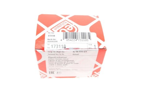 Датчик тиску вiдпрацьованих газiв febі Bilstein 173118