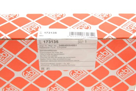 FEBI Фильтр + прокладка АКП CHRYSLER GRAND VOYAGER 08- febі Bilstein 173135