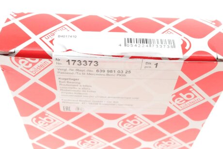 Підшипник кульковий опорний кріплення амортизатора febі Bilstein 173373