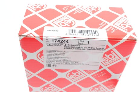 Циліндр зчеплення головний febі Bilstein 174244