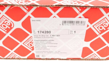 Циліндр зчеплення головний febі Bilstein 174280