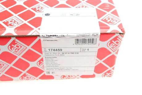 Диск гальмівний febі Bilstein 174459