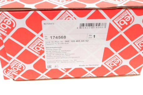 К-т ланцюгів привідних грм febі Bilstein 174568