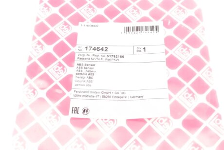 Датчик ABS febі Bilstein 174642