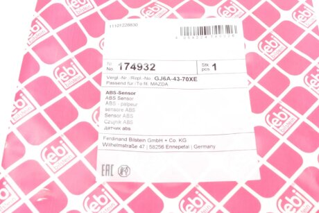 Датчик ABS febі Bilstein 174932