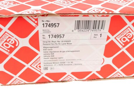 Клапан рецеркуляції відпрацьованих газів febі Bilstein 174957