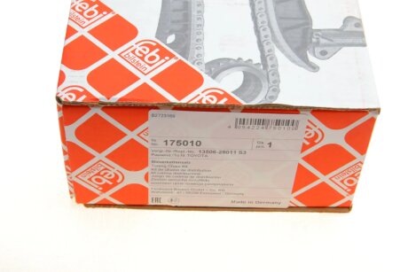 К-т приводу газорозподільчого механізму febі Bilstein 175010