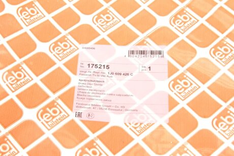 Захист дискових гальм febі Bilstein 175215