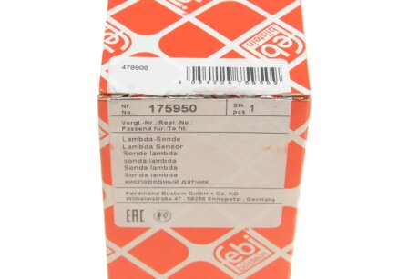 Лямбда-зонд febі Bilstein 175950
